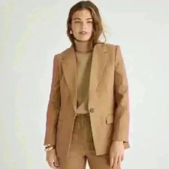 NWT Women’s J.Crew Alfie blazer single breasted unlined notch collar - Picture 1 of 11